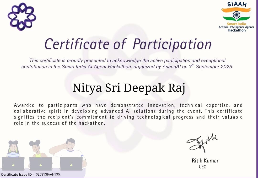 Hackathon Participation